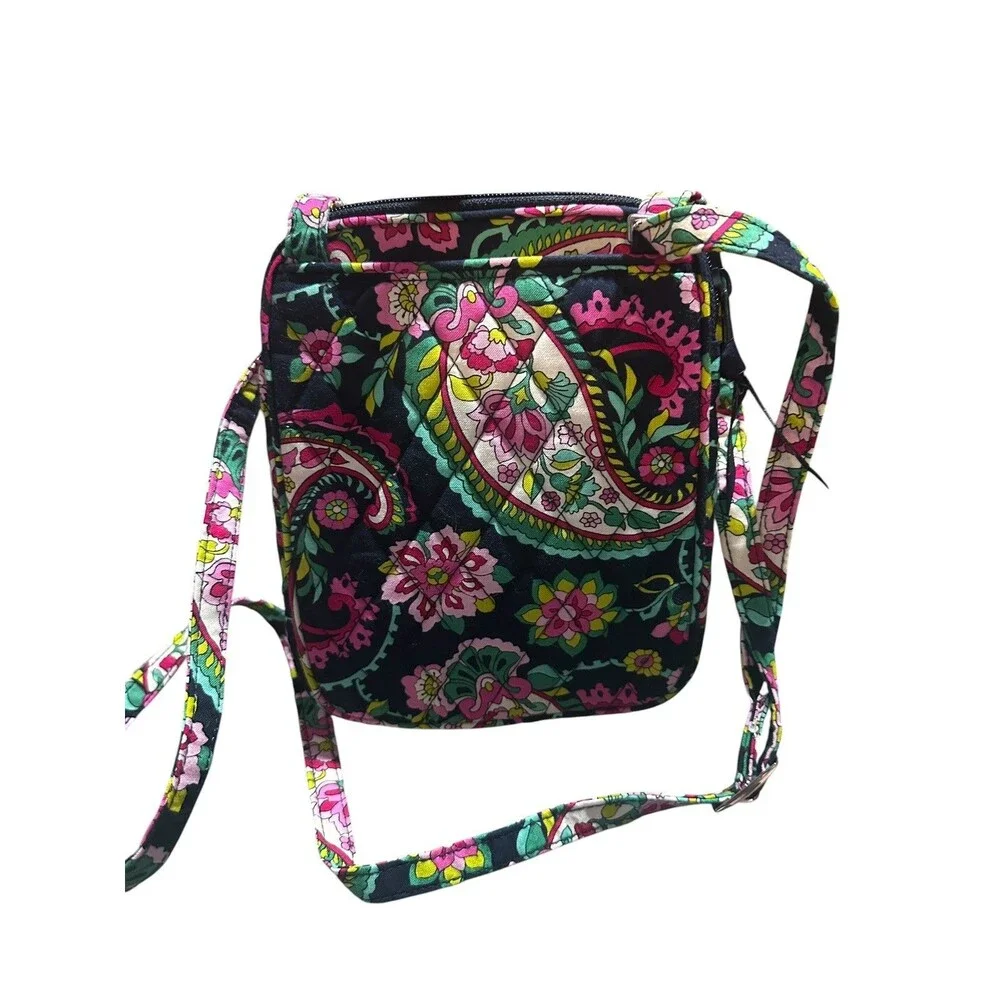 Vera Bradley Small Hipster Crossbody Bag - Petal Paisley Fabric Design NWOT